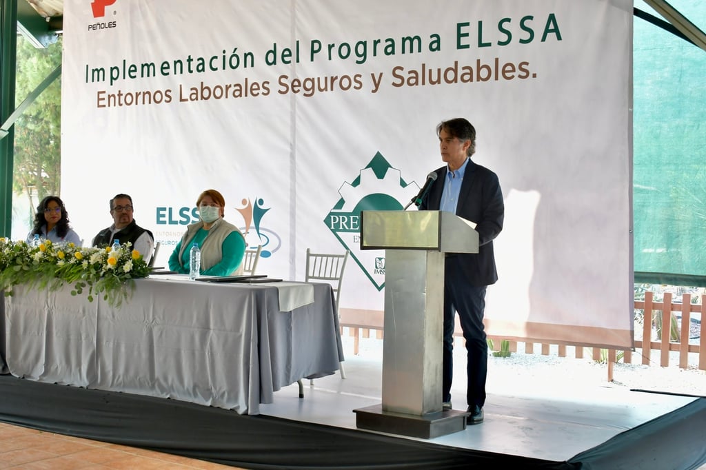 El Distintivo ELSSA fue entregado ayer a Industrias Peñoles por parte del Seguro Social en Coahuila. (EDIE RUIZ)