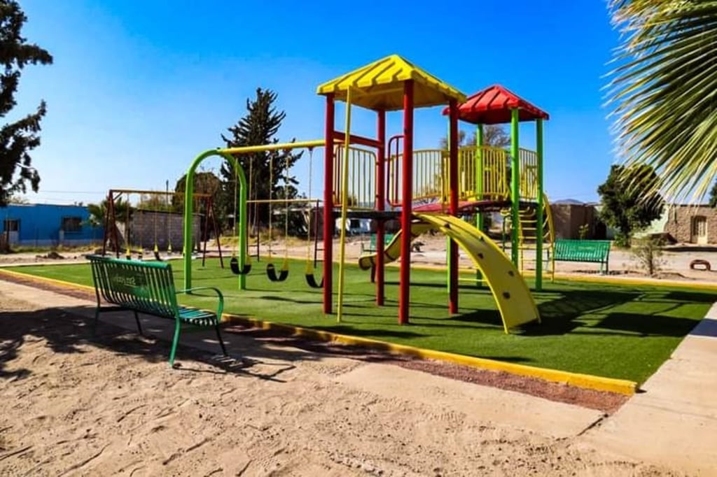 Se construyó un parque en el ejido El Triángulo en San Pedro. (EL SIGLO DE TORREÓN)