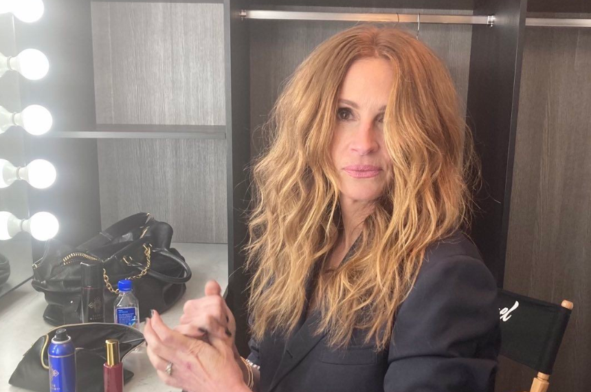 Julia Roberts nos enseña el peinado con ondas