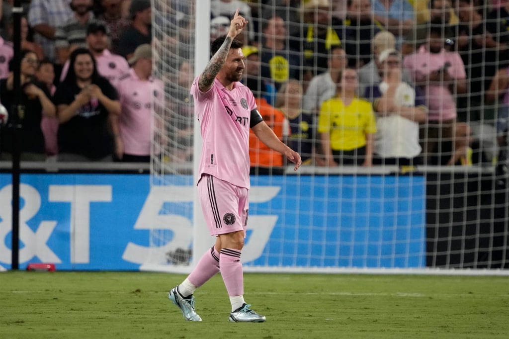 El gol de Lionel Messi en la final de la Leagues Cup