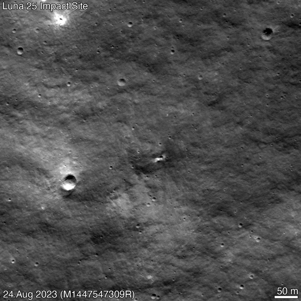 La Nasa Logra Imágenes De Un Nuevo Cráter En La Luna Surgido Tras La Fallida Misión Rusa El