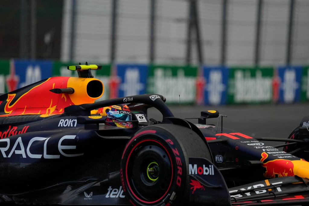 El Gran Premio de México comenzará mañana, domingo 29 de octubre, a las 14:00 horas, hora del centro de México, donde Checo Pérez buscará subir al podio. (AP)