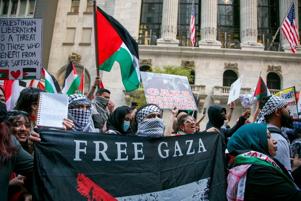 También ha habido algunas protestas de grupos de judíos a favor de Israel. (ARCHIVO)