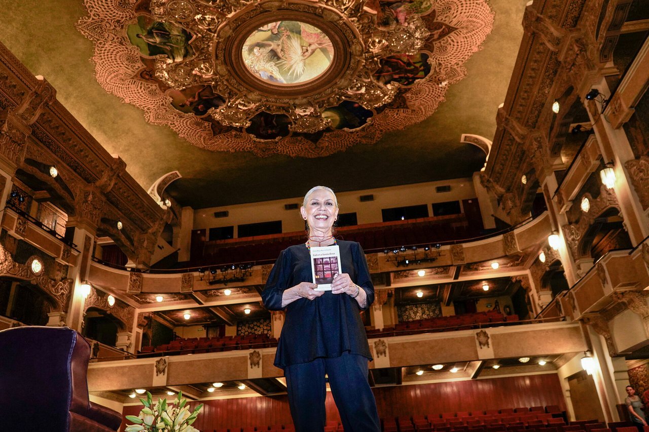 Luisa Huertas en el Teatro Isauro Martínez, en Torreón, Coahuila. Imagen: Gabriel Escobar