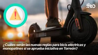 ¿Cuáles serán las nuevas reglas para bicis eléctricas y monopatines si se aprueba iniciativa en Torreón?