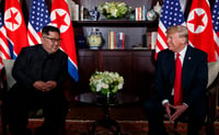 Kim y Trump, cara a cara