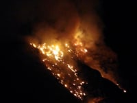 Se registra incendio en el cañón Del Indio en Torreón