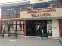 Difunden video del ataque a presidencia de Villa Unión