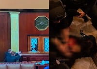 En el Capitolio, aseguran que seguridad disparó a simpatizante de Trump en el cuello