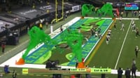 Así se transmitió el primer partido de NFL por el canal de Nickelodeon