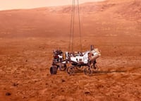 Las primeras imágenes de Marte tomadas por Perseverance