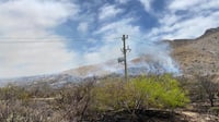 Se registra incendio en Sierra Zapalinamé en Saltillo