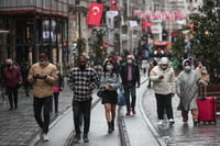 Registra Turquía récord de contagios; 75 % de ellos con mutación británica