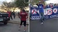 VIDEO: Aficionados de FC Juárez y Cruz Azul protagonizan bronca