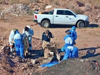 Encuentran fosas clandestinas con restos humanos en Sonora