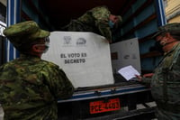 Estrecho, cierre de comicios en Ecuador