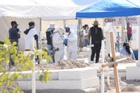 Procesarán 250 cuerpos en exhumación en Torreón
