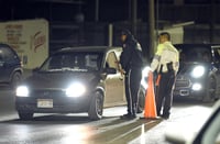 Un total de 17 conductores fueron detenidos en la ciudad de Torreón por conducir en estado de ebriedad,