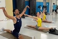 Novak Djokovic 'humilla' a gimnastas de Bélgica en la Villa Olímpica de Tokio 2020