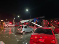 Lluvia causa daños en Gómez Palacio