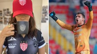 Eva Longoria festeja la goleada del Necaxa ante Pumas