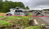 VIDEO: Así fue el accidente del helicóptero de la Marina en Agua Blanca