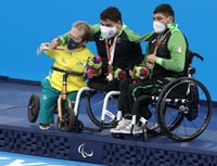 Deportistas mexicanos ganan oros en natación y atletismo de los Paralímpicos de Tokio 2020