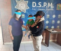 Dos niños fueron abandonados en la calle en Francisco I. Madero, Coahuila