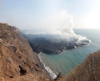 Nueva fisura se abre en volcán en erupción en La Palma