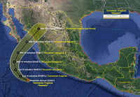 Cierran la navegación en Mazatlán por huracán 'Pamela'
