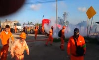 Trabajadores reportan 3 heridos tras agresiones en paro de Dos Bocas