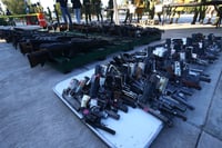 La Sedena destruye más de 300 armas de fuego en Durango