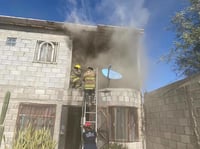 Incendio en casa de Gómez Palacio deja solo daños
