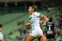 Un juego de suspensión para la goleador de Santos Femenil, Alexia Villanueva