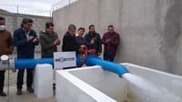 Autoridades inauguran pozo de agua para San Pedro