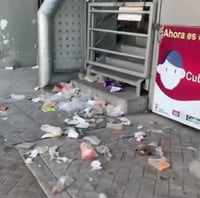 Visitas al Parque Ecológico de las Noas dejan basura en calles de Torreón
