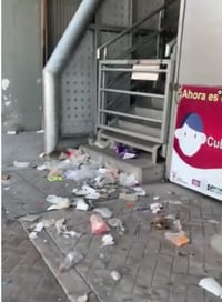 Visitantes dejan basura en el teleférico de Torreón