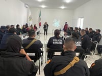 Ofrecen plática sobre trata de personas agentes de seguridad pública en Lerdo