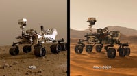 Metano detectado por Curiosity en Marte surge de un punto cercano al cráter Gale