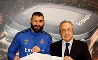Benzema ya es el consentido del Real Madrid; Florentino le da reconocimiento 