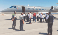 'Traigo prisa'; titular de Segob evita decir si utilizó aeronave de Guardia Nacional en Coahuila