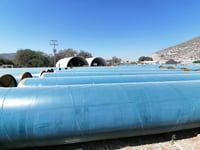 Inicia instalación de tubería para Agua Saludable