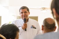 Homero Martínez se reúne con directivos de instituciones educativas