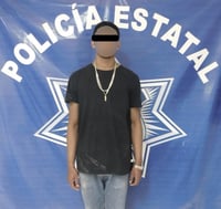 Detienen a sujeto a bordo de motocicleta robada en Gómez Palacio