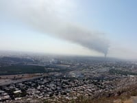 Incendio en empresa recicladora de Torreón provocó mala calidad del aire