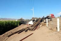 Trailero pierde la vida en fuerte accidente en carretera Torreón-Saltillo