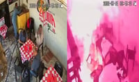 Difunden video del incendio en fonda por unidad repartidora de gas en Gómez Palacio 
