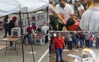 Captan 'embarazo de urnas' y violencia en elección interna de Morena