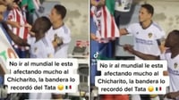 Imagen ¿'Chicharito' Hernández despreció la bandera de México? Lo critican en redes sociales