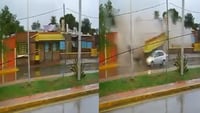 VIDEO: Colapso daña local de 'Krustáceo Kascarudo' en Torreón  